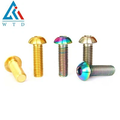 Vijak z gumbasto glavo iz titana ISO 7380